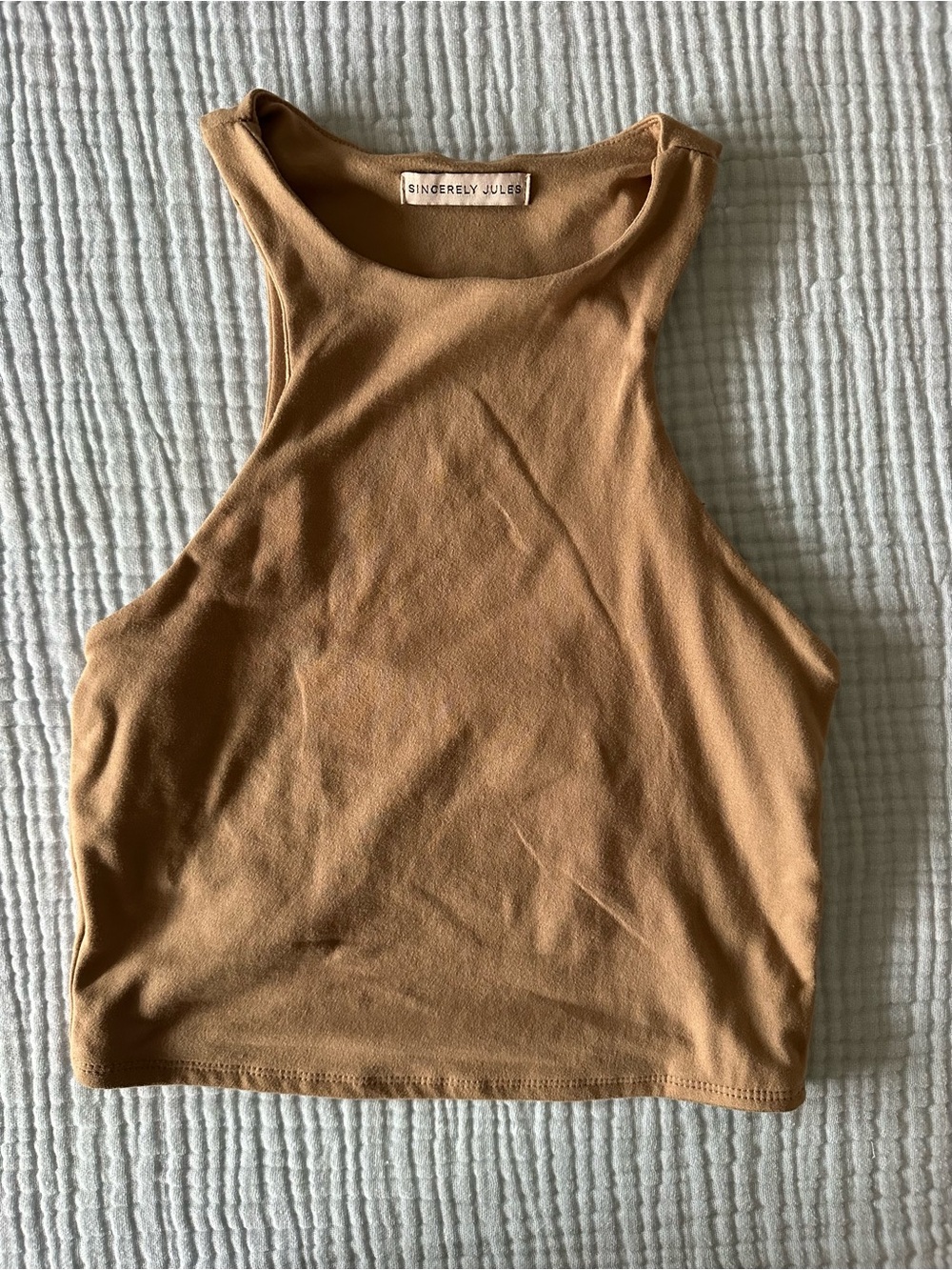 Sincerely Jules cropped tank